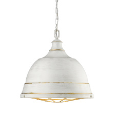 Golden 7312-L FW - Golden Lighting Bartlett 2-light Pendant in French White
